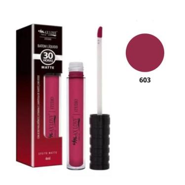 Imagem de Batom líquido matte 30 horas max love, 603