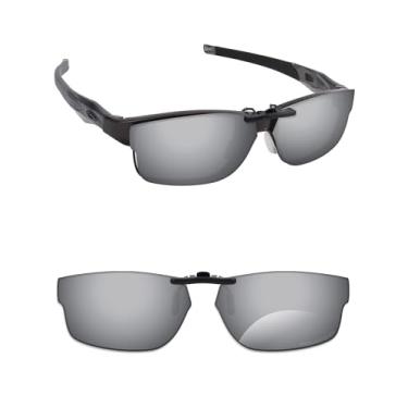 Imagem de Alphax Proteção UV unissex polarizada para uso externo para óculos inteligentes Oakley Crosslink Switch OX3128 - Opções, Prata.