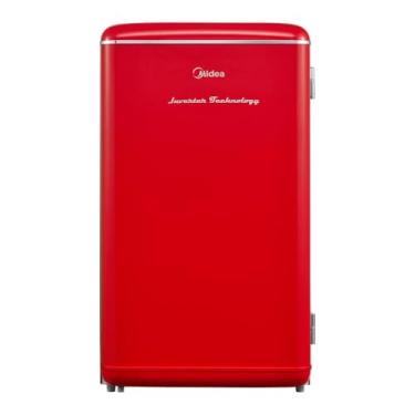 Imagem de Frigobar Retrô 93 litros Vermelho Inverter Bivolt Midea