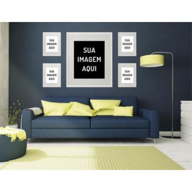 Imagem de Personalize seu Quadro Individual - Canva - Com Vidro - Center Moldura