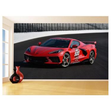 Imagem de Papel De Parede Carro Corvette Chevrolet Chevy 3,5M Car48 - Você Decor