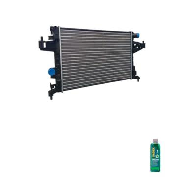 Imagem de Kit Radiador GM Agile Montana 1.4 1.8 + Aditivo Radiador Radiex R1882 Verde