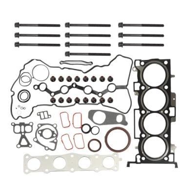 Imagem de INGKAN Kit de parafusos de junta de cabeça de cilindro de motor G4KH 2.0T serve para Hyundai Genesis Coupe 11-14/Santa Fe Sport 13-16/Sonata 11-16, Kia Optima Sportage 11-15 2.0L Turbo OE 22321-25000