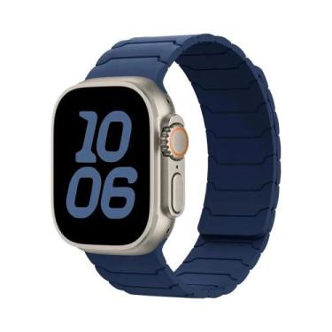 Imagem de Pulseira Magnética De Silicone Para Apple Watch Ultra 2 49mm 44mm 45mm