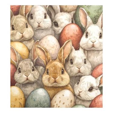 Imagem de Blueangle Capa magnética de ovos de páscoa para lava-louças, decoração da capa frontal da máquina de lavar louça, adesivos de eletrodomésticos, adesivos de eletrodomésticos, 58 cm C x 66 cm adesivo