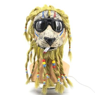 Imagem de Máscara Cosplay Lions Halloween Carnaval Páscoa Latex 410g - yiweisai