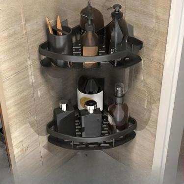 Imagem de Suporte De Shampoo E Sabonete Prateleiras(kit 2 Triangulo)