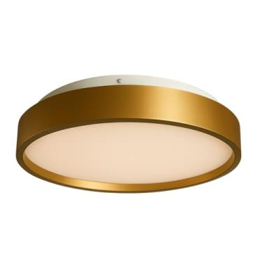Imagem de Plafon Luminária Essence GOLD LED Sobrepor 36W – Dourado Gold, Multicolor 3 em 1, Bivolt, IP20, 3240 lúmens, 34cm – Disoma
