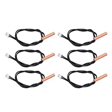 Imagem de AYNEFY Sonda do Sensor de Temperatura, Sonda à Prova d'água Termistor 10K para Ar Condicionado, Refrigeradores, Fornos e Incubadoras