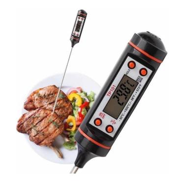 Imagem de Termômetro Culinário Digital Espeto Alimento Cozinha Tp101