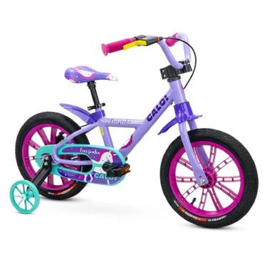 Imagem de Bicicleta de Passeio Infantil Cecizinha Aro 14 Nathor Caloi - A Partir de 4 Anos Com Rodinhas