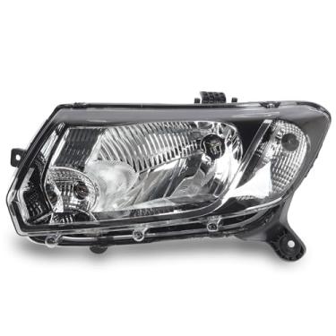 Imagem de Capa de lente de farol, capa de alta resistência, substituição de lâmpada de cabeça, dacia sandero mk2, pré-facelift, passeios noturnos (Esquerda 260601236R)