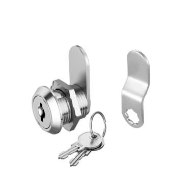 Imagem de Fechaduras de câmera de armário com chave semelhante, trava de caixa de ferramentas de 1,5 cm, armário, gaveta de mesa, substituição de trava de came para trailer, caixas de trailer, caixas de correio