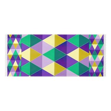 Imagem de Wassud Capas quadradas coloridas para lavadora e secadora, protetor de lavadora com sacos de armazenamento, capa de geladeira à prova de poeira com bolsos para lavanderia doméstica, cozinha, 120 x 55