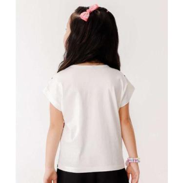 Imagem de Blusa Infantil Estampa Hello Kitty Sanrio Tam 4 a 10-29055, Off white,