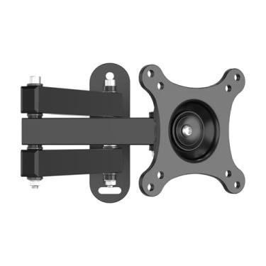 Imagem de Suporte de parede para TV, monitor LCD articulado, movimento total, braço de extensão de 15 polegadas, inclinação giratória para a maioria das telas planas de TV LED de 13 a 32 polegadas, preto