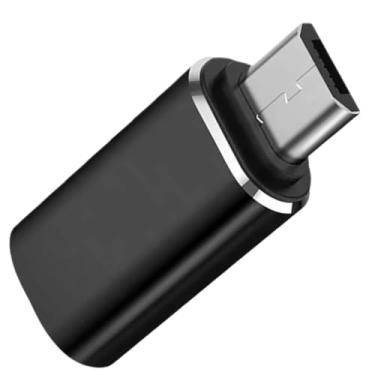 Imagem de Adaptador USB‑C (Fêmea) para Micro‑USB (Macho), Conector para usar cabos Tipo‑C em aparelhos Micro‑USB, Carregamento e Dados, Android, tablets, power banks, caixas de som