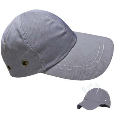 Imagem de Bone Com Capacete Epi Obra Construçao Segurança Casquete Reparo Conserto Trabalho Proteçao Resistente