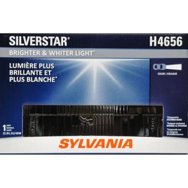 Imagem de Sylvania H4656ST.BX SilverStar Farol de feixe selado de halogênio de alto desempenho 100 x 165, (contém 1 lâmpada)