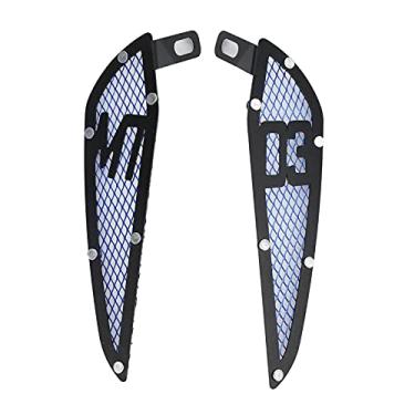 Imagem de Guarnição de alumínio para tanque de combustível de motocicleta, 2 peças, substituição para mt03 2020-2021 (Azul)