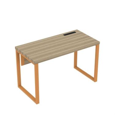 Imagem de Mesa Plataforma Unica 120x60 Pe40 Noce Naturalle-laranja Picasso