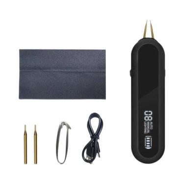 Imagem de Soldador De Ponto a Bateria Com Luz LED De Pulso Duplo Para Chapas De 