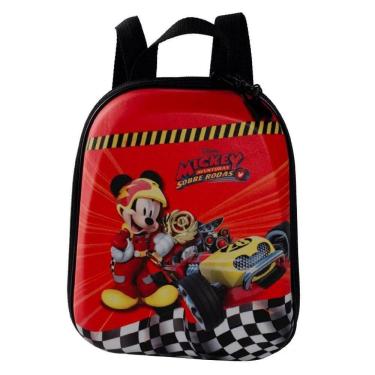 Imagem de Mochila Infantil Maxtoy Escolar Mickey Aventura Sobre Rodas