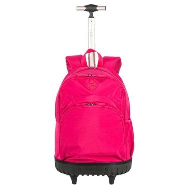 Imagem de Mochila Sestini Com Rodinhas Rollingg Crinkle 2 Rosa Pink