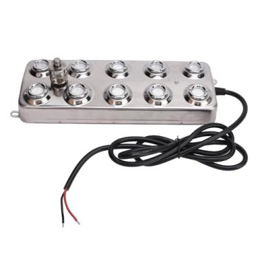 Imagem de Masyrt Nebulizador ultrassônico de 10 cabeças, umidificador de placa atomizadora disponível para uso interno/externo, ideal para lagos, umidificadores, terrários, viveiros e estufas