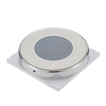 Imagem de Fafeicy Termostato de Ambiente Programável Champagne BAC-6000, Unidade de Fan Coil Com Tela de Toque Digital LCD Com Programação Semanal 5-2 para Sistemas de Ar Condicionado Central