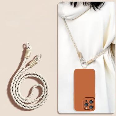 Imagem de Capa de silicone líquido para iPhone 16E 14 15 16 Plus 12 11 13 Pro Max Mini X XR XS MAX com alça de pulso e cordão, capa macia, marrom, para iPhone XR