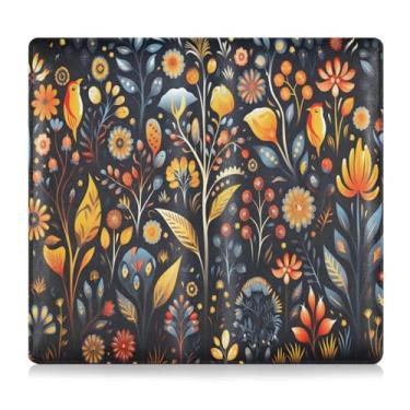 Imagem de CEBUGI Porta-luvas com estampa de animais nativos e cores vibrantes (2) porta-luvas para organizador de documentos, 12,5 cm x 24 cm