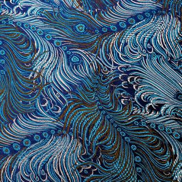 Imagem de JUANJUAN Tecido brocado por jarda, 75 centímetros para bricolage, artesanato, brilho luxuoso, vestido de casamento drapeado leve e nítido, fantasias, moda, SE (tamanho: 1 m/39,3 polegadas, cor: 10