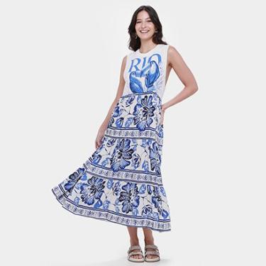 Imagem de Vestido Cropped Farm Rio Tucanos-Feminino