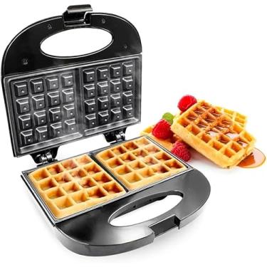Imagem de Sanduicheira Waffle 750w maquina de waffle 110V antiaderente Não Gruda