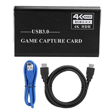 Imagem de Placa de captura de vídeo HDMI USB 3.0: otimizada para gravação 4K e 1080P. Recurso HDMI Loop Out. Capture vídeos diretamente no seu computador para transmissão ao vivo. Desempenho eficiente e
