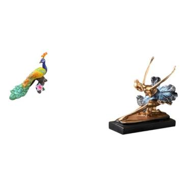 Imagem de Whtkoph Escultura de Bailarina, Figura Decorativa para Jardim, Artesanato, Estátua para Casa, Pátio, Mesa, Lareira, Restaurante, Decoração.