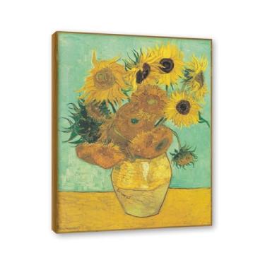 Imagem de NHLDZYH Moldura de teca. Arte de parede em tela de especiarias coloridas e colher de tempero | Decoração de cozinha vintage | Arte moderna para casa e sala de jantar. B117. 30 x 40 cm - 11,8 x 15,7