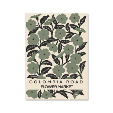 Imagem de Impressão de arte de parede verde sálvia Matisse arte de parede abstrato mercado de flores Picasso exposição pôsteres minimalistas linha arte folha boho decoração de quarto (SKU5,50.8x76.2 cm =