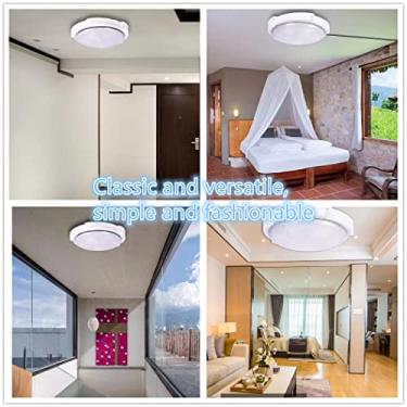 Imagem de Lâmpada de teto solar inteligente IP66 para jardim iluminação LED interior com controle remoto decorativa corredor