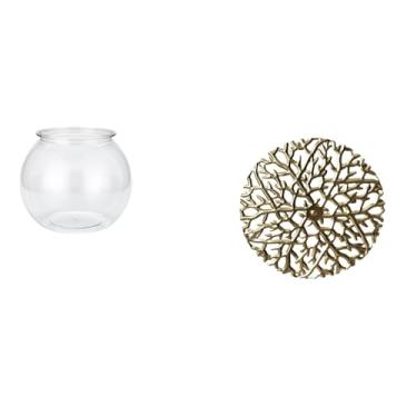 Imagem de Whtkoph Pequeno Aquário Transparente, Ornamento Decorativo para Casa, Tigela, Vaso, Mesa, Quarto, Escrivaninha, Sala de Estar, Decoração de Casa, Escu