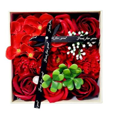 Imagem de Caixa de presente rosa conjunto de presente de aniversário Dia dos Namorados