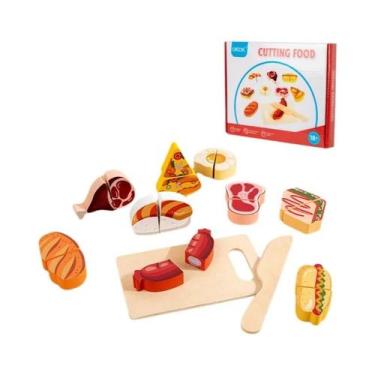 Imagem de Conjunto De Brinquedos De Cozinha De Madeira Para Crianças, Jogo Educa