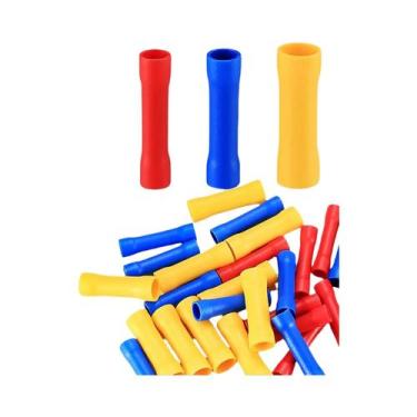 Imagem de Kit De Conectores De Emenda De PVC Isolados 22-10AWG Terminais De Crim
