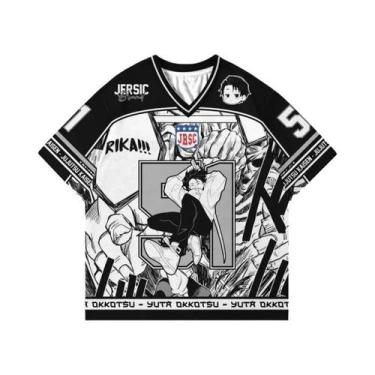 Imagem de Camiseta Unissex Oversize Estilo Y2K Coreano Com Estampa De Futebol Am
