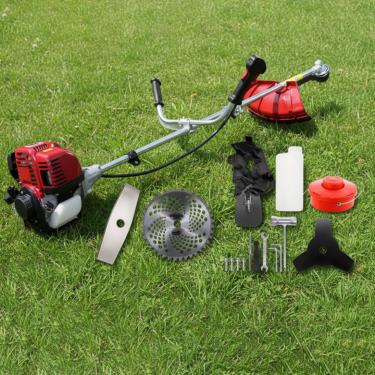 Imagem de Roçadeira A Gasolina 4 Tempos 63cc 3hp Profissional Potente Com Lâminas