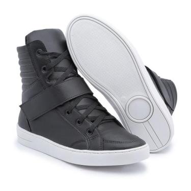 Imagem de Tênis Botinha Feminino Cano Alto - Tenehi, Preto, 35