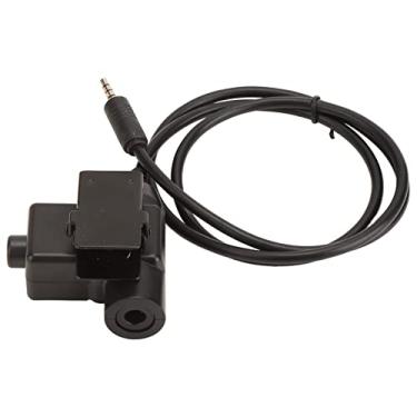 Imagem de Adaptador De Fone De Ouvido PTT U94, Cabo De Fone De Ouvido PTT Profissional Altamente Flexível Adaptador De Fone De Ouvido PTT Para Telefone Celular Com Interface De Som De 3,5 Mm