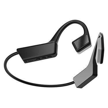 Imagem de Fones de Ouvido Condução Óssea Open-Ear Sem Fio BT com Conectividade 5 0 para Esportes Fitness Dirigir Ciclismo Som Estéreo Alta Fidelidade Desempenho