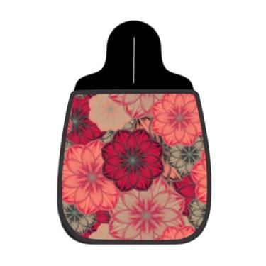 Imagem de Lixeira De Carro Organizador Lixinhocar Floral Vermelho